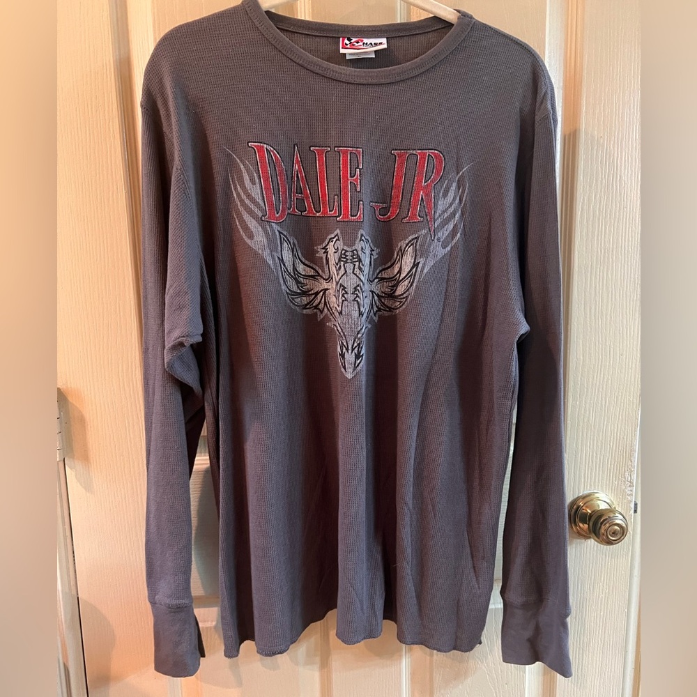 Hase Authentics Long Sleeve Pullover Men Extra Large Adult Gray Dale Jr.